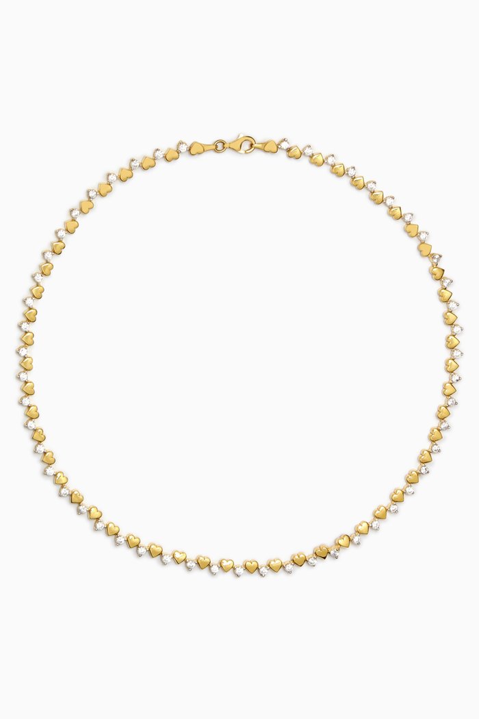 

Enchanted Choker Necklace in 24kt Gold-plated Sterling Silver
