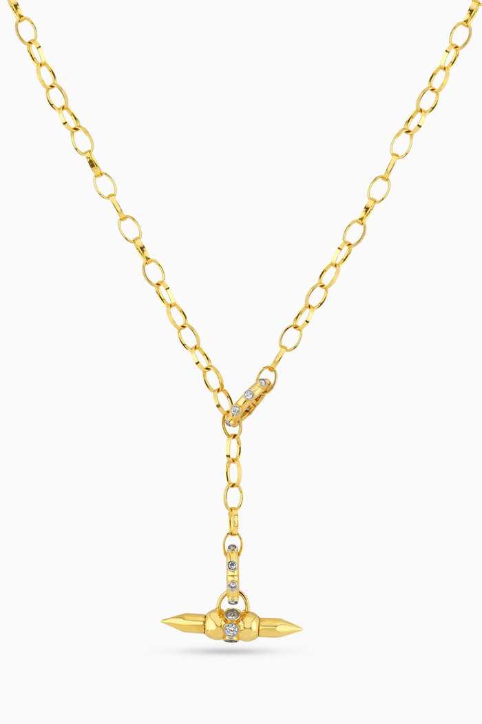 

Step Up Necklace in 24kt Gold-plated Sterling Silver
