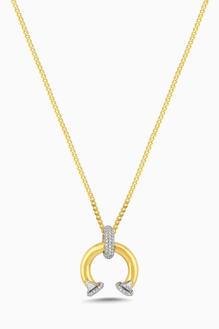 

Go For It Necklace in 24kt Gold-plated Sterling Silver