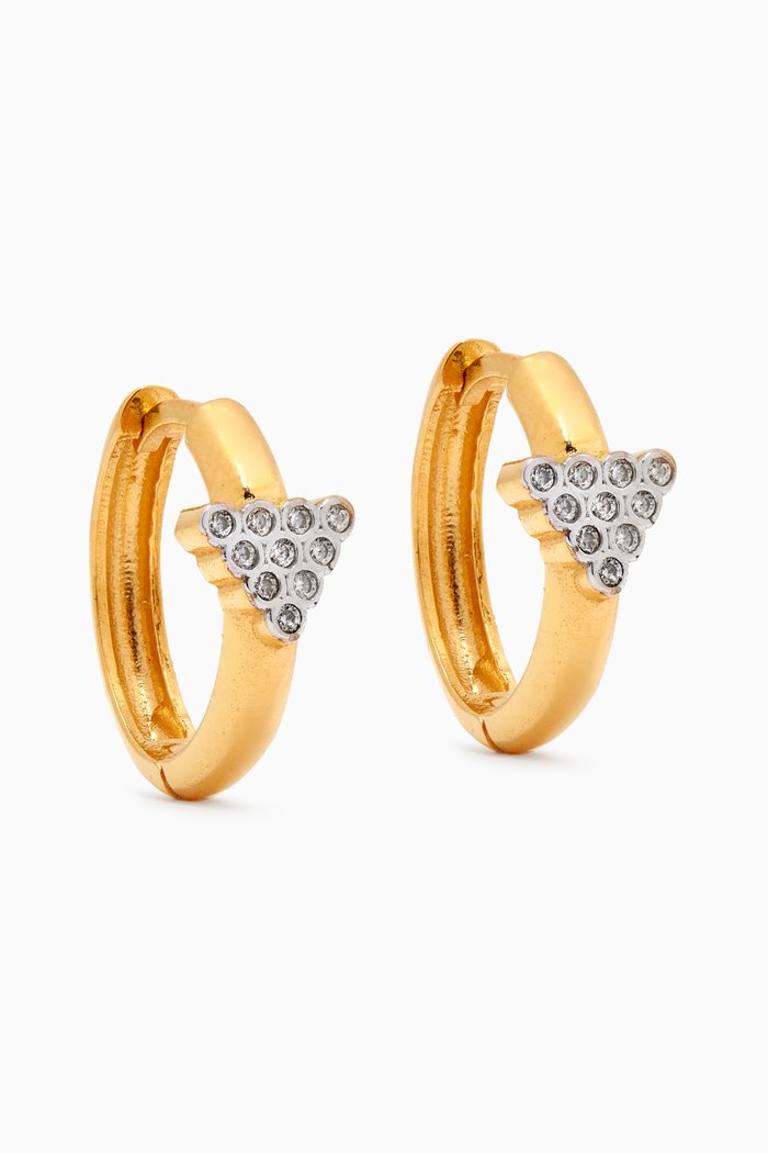 

Stay True Earrings in 24kt Gold-plated Sterling Silver