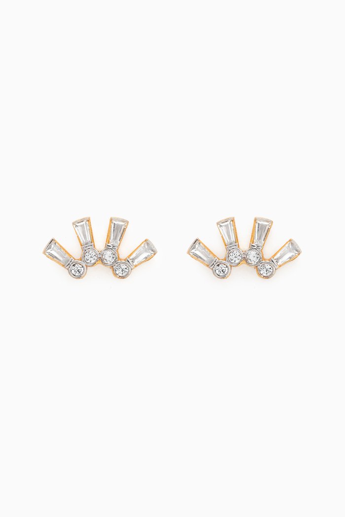 

Extra Fine Stud Earrings in 24kt Gold-plated Sterling Silver