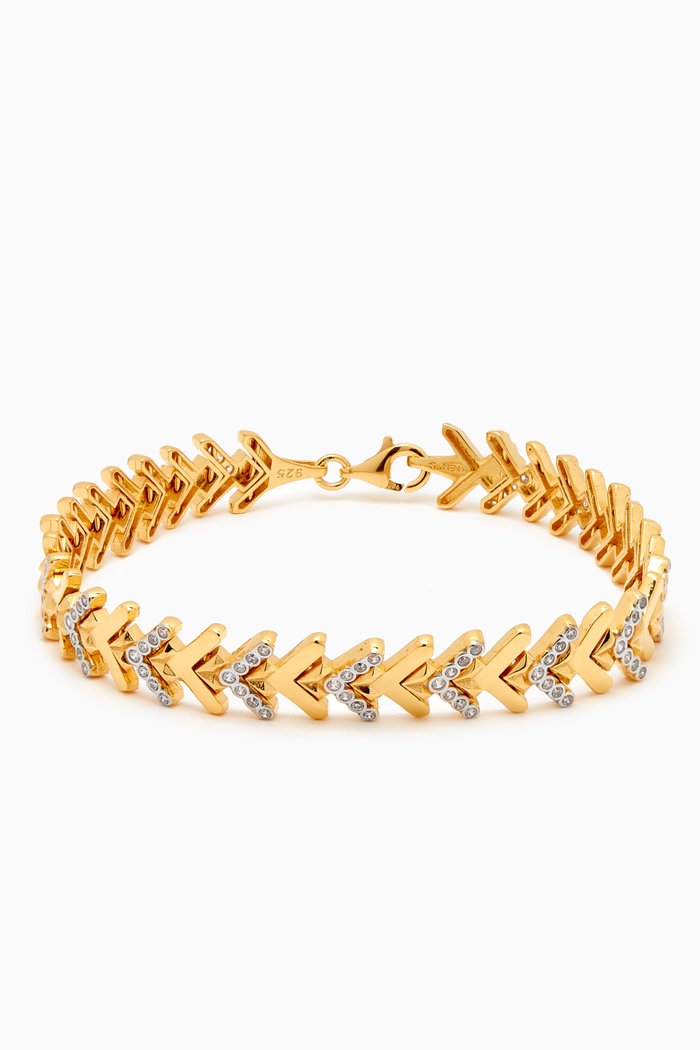 Love Inspo Bracelet in 24kt Gold-plated Sterling Silver