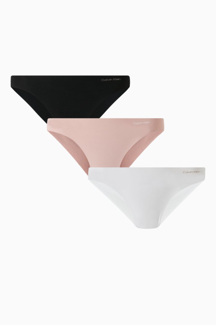 

Bikini Underwear in Cotton-stretch, Set of 3, Multicolour