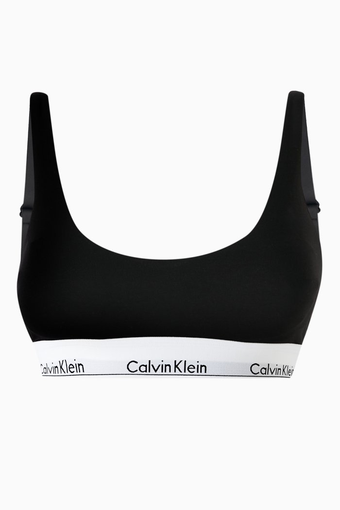 

Modern Bralette in Cotton-modal, Black