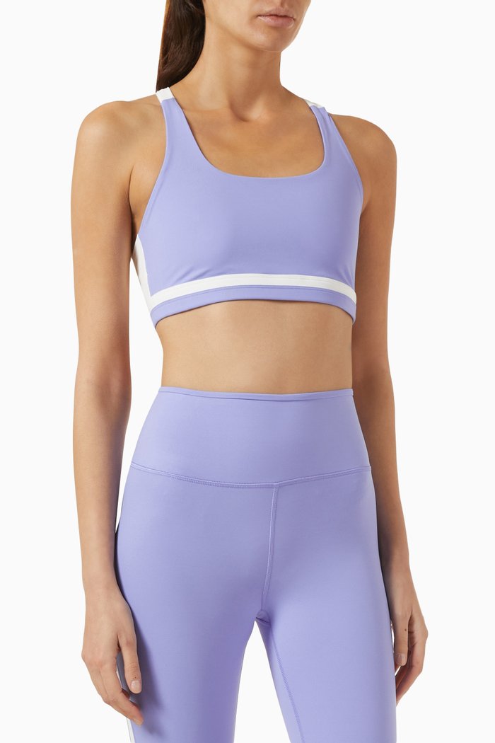 

Miles Rigor Sports Bra in Stretch Nylon, Purple