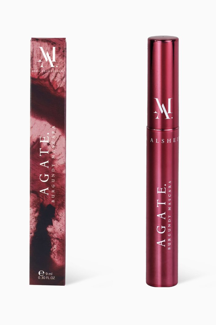 

Agate Burgundy Mascara, 9ml, Colourless