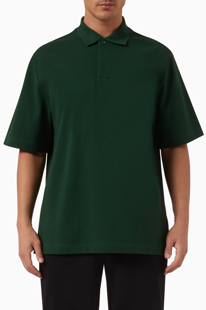 

EKD Polo Shirt in Cotton Piqué, Green