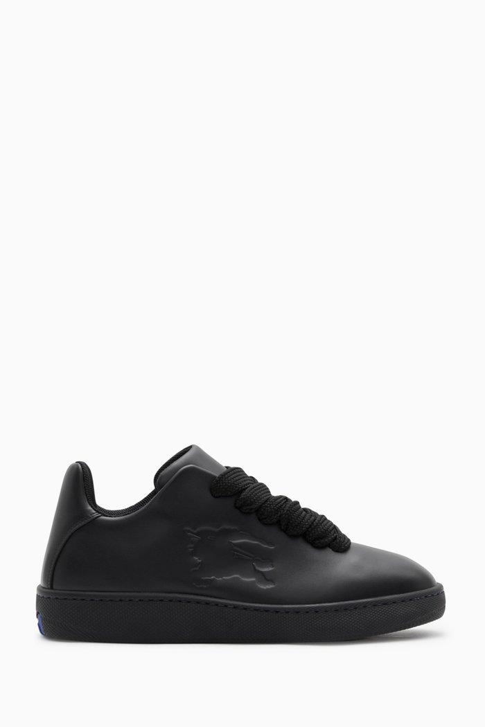 

Box Sneakers in Leather, Black