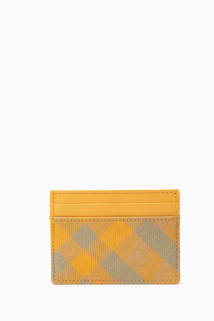 

Ms Sandon SC7 Cardholder in Leather, Yellow