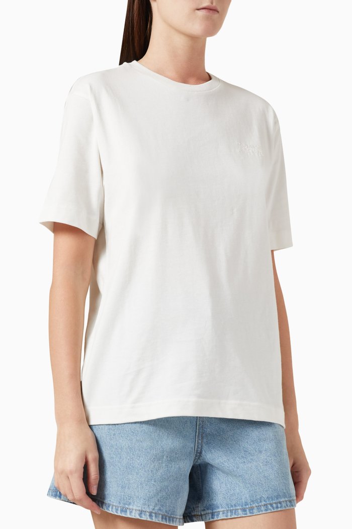 

Logo T-shirt in Cotton, Neutral