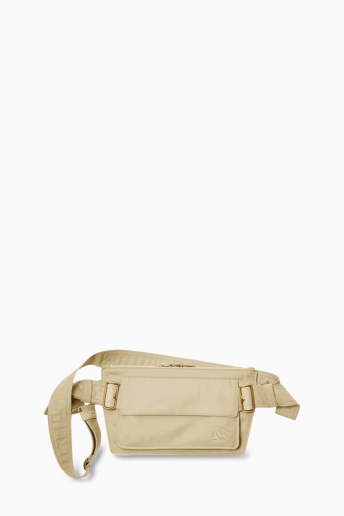 

Trench Belt Bag in Cotton-canvas, Neutral