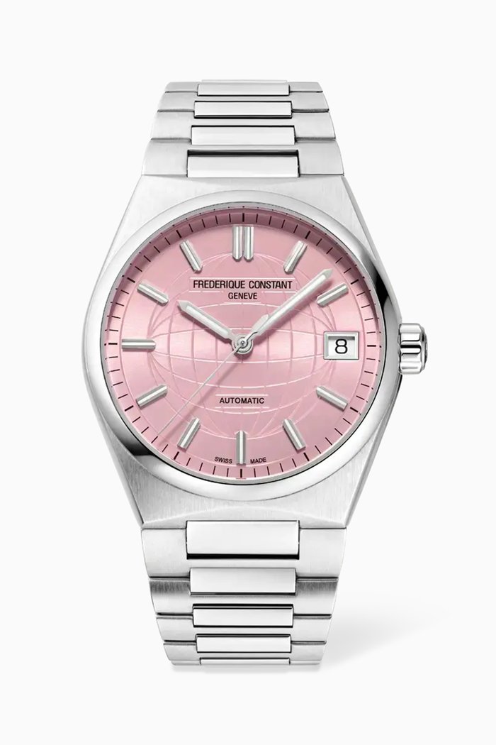 

Highlife Automatic Stainless Steel Watch, 34mm, Pink