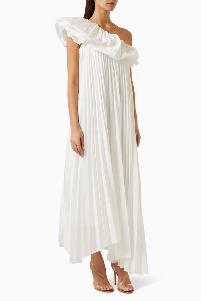 

Varley Pleated Maxi Dress, White
