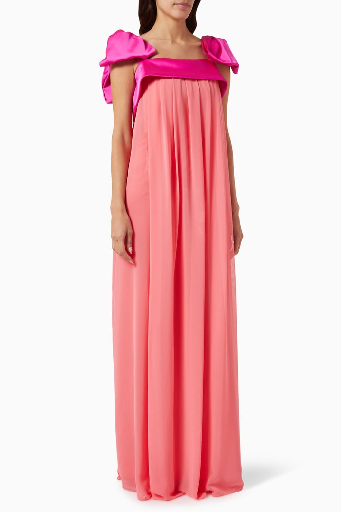 

Two-tone Bow Gown, Pink