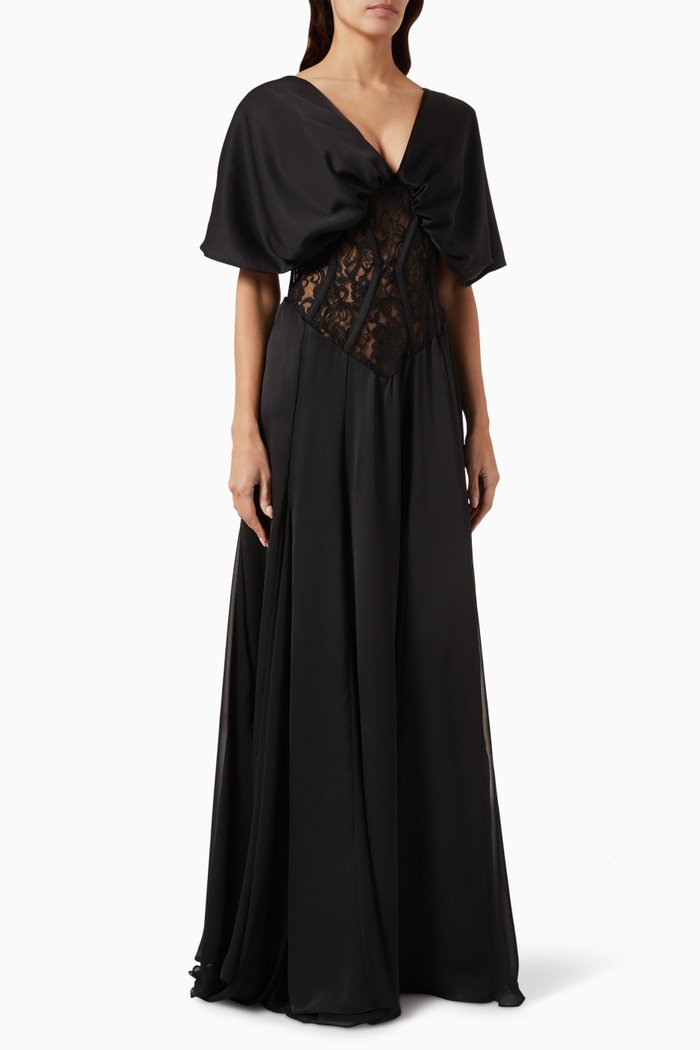 

Corset Gown, Black