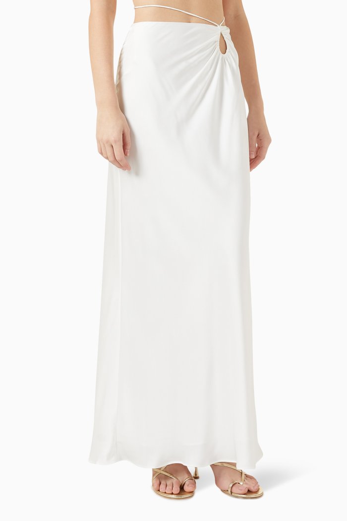 

Melody Skirt in Satin, White
