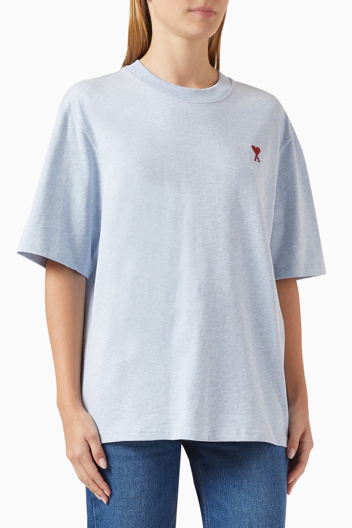 

Logo T-shirt in Cotton-jersey, Blue