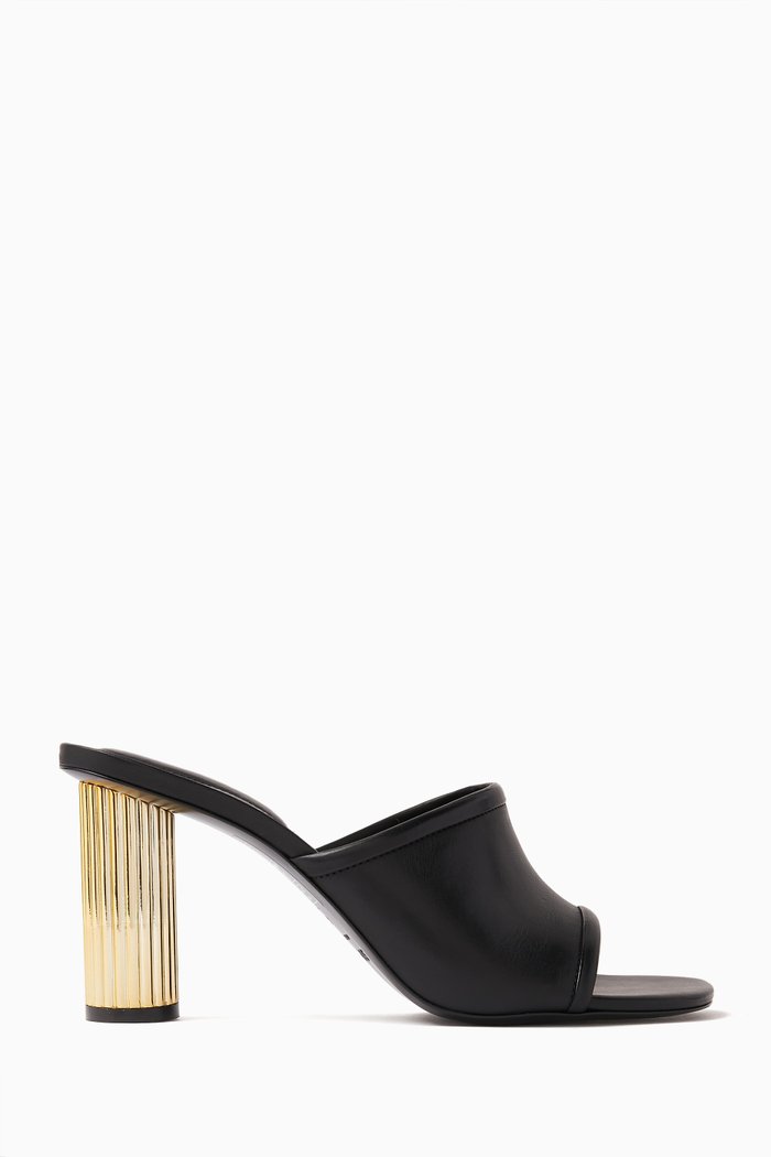 

Winston 80 Mules in Leather, White