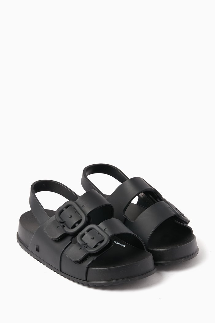 

Cozy Sandals in Melflex® PVC, Black