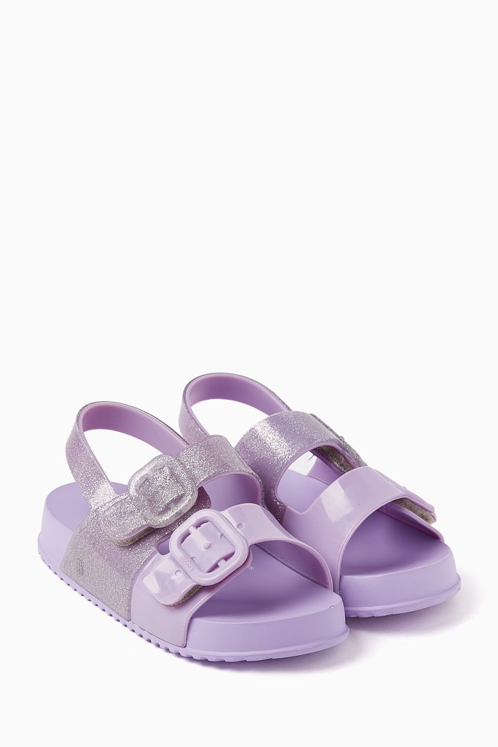 

Cozy Sandals in Melflex® PVC, Purple