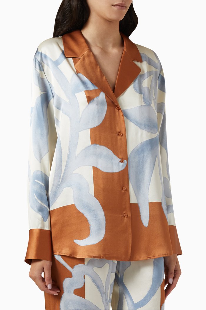 

Sorrento Shirt in Silk, Multicolour