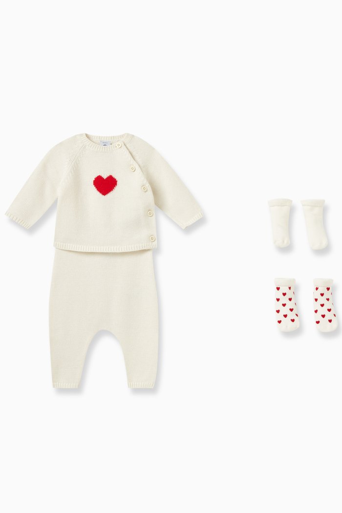

Knitted Outfit Gift Set, Multicolour