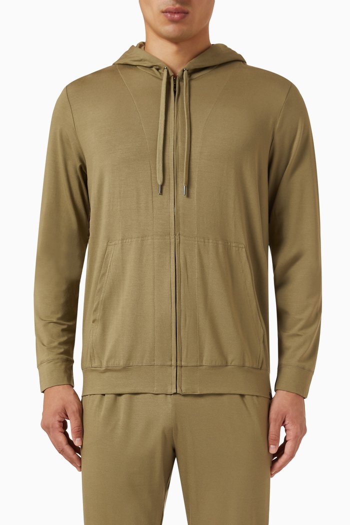 

Basel Hoodie in Micro Modal, Neutral