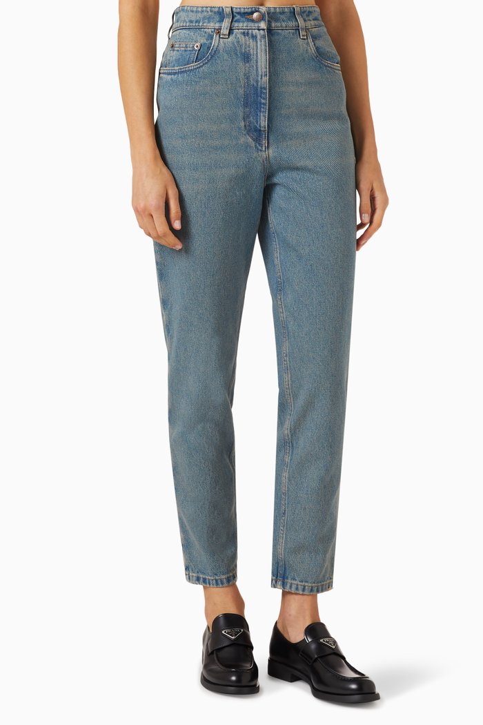 

High-rise Jeans in Denim, Blue