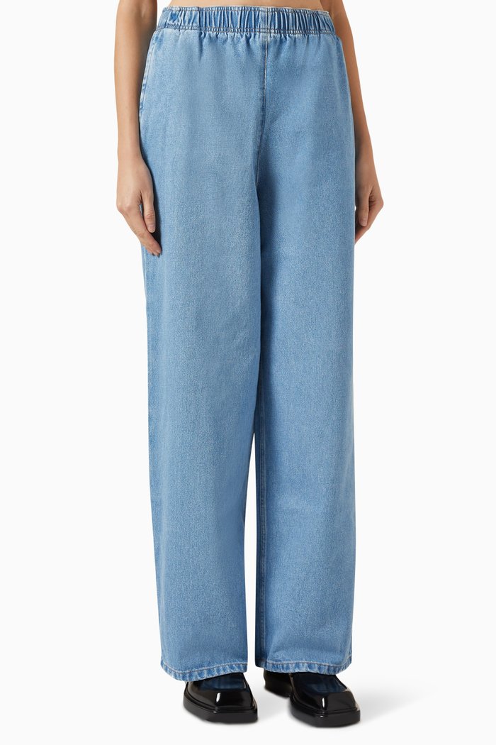 

Wide-leg Jeans, Blue