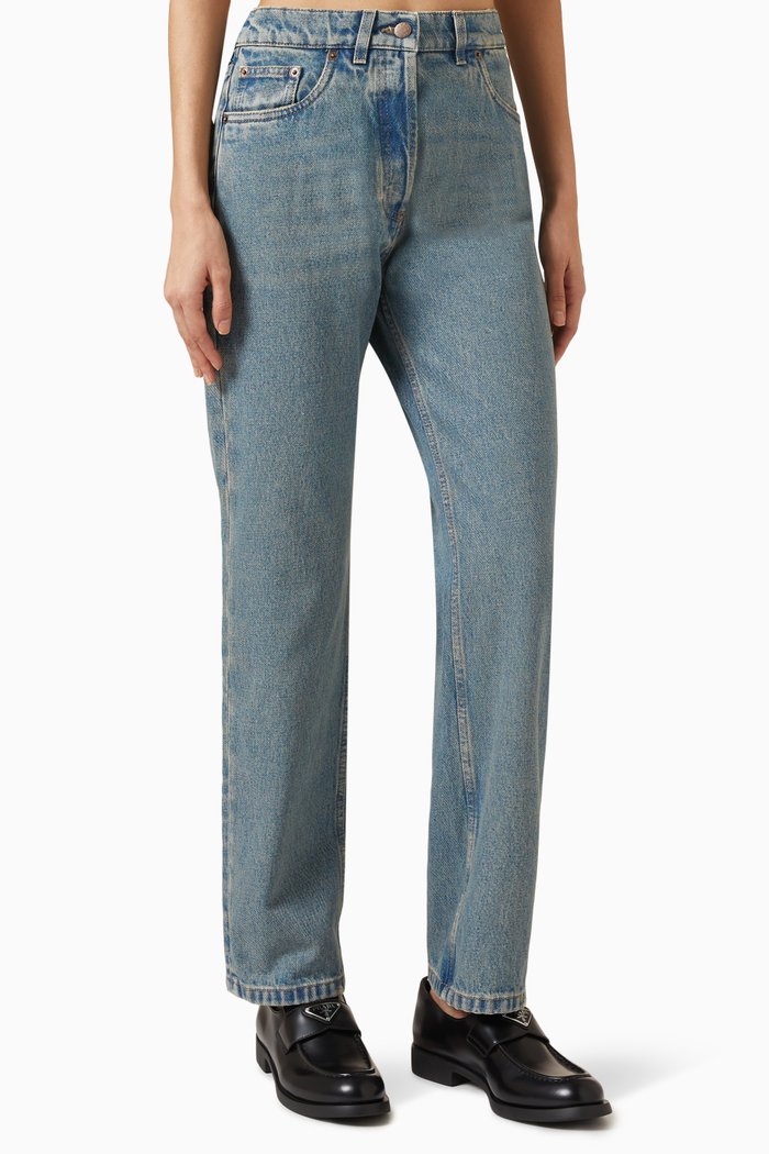 

High-rise Jeans in Denim, Blue