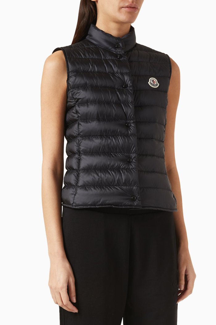 

Liane Down Vest in Nylon, Black