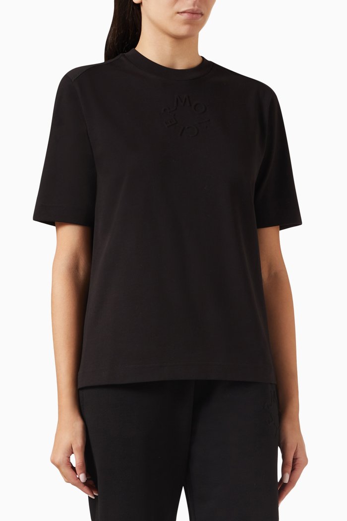 

Logo SS T-shirt in Cotton, Black