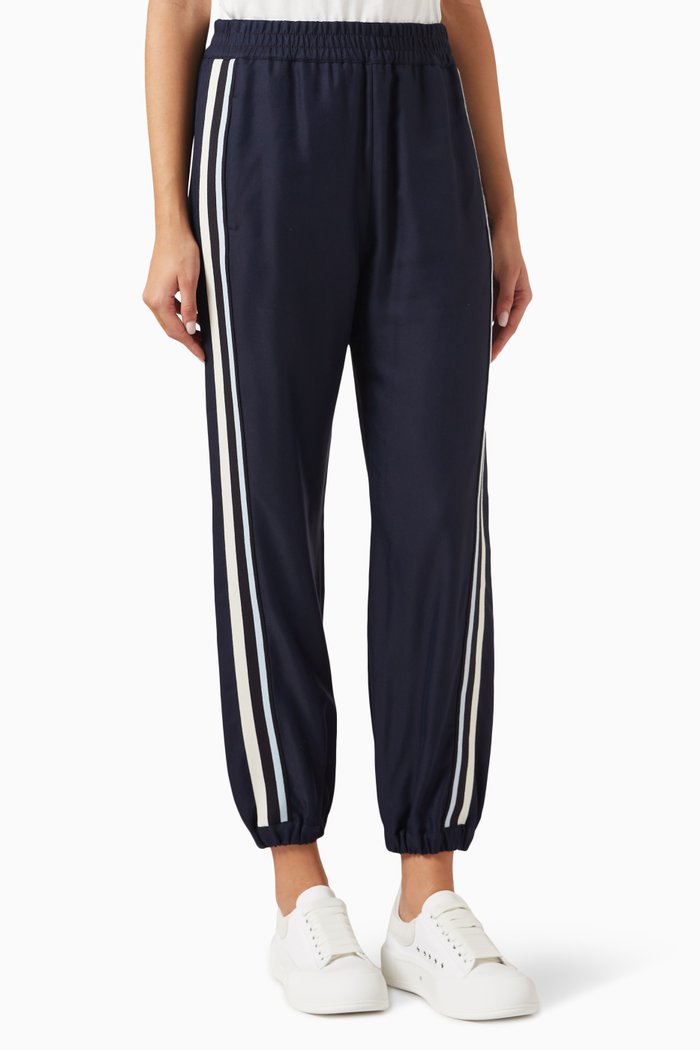 

Logo Pants in Viscose, Grey