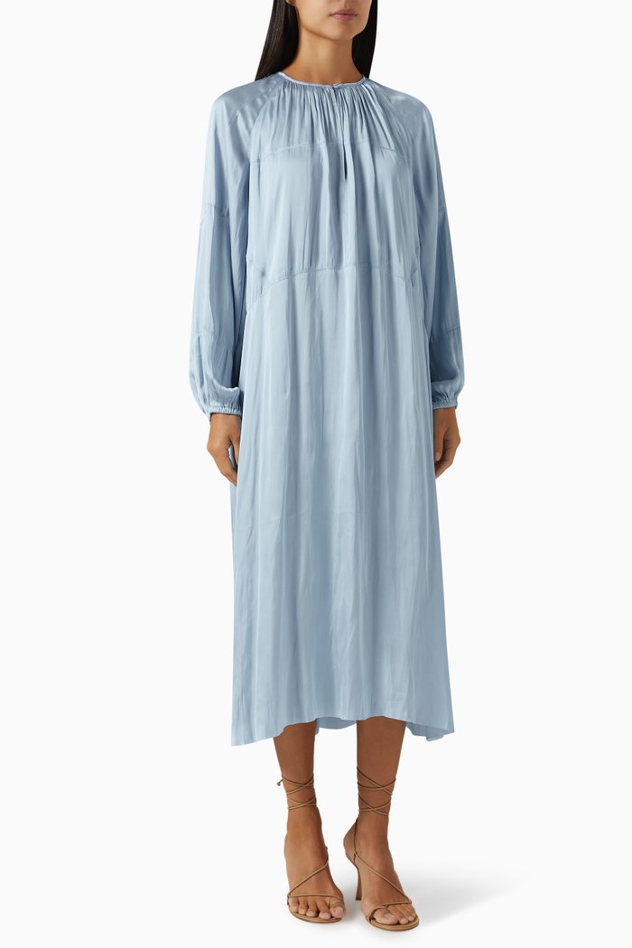 

Miriam Drape Maxi Dress, Blue