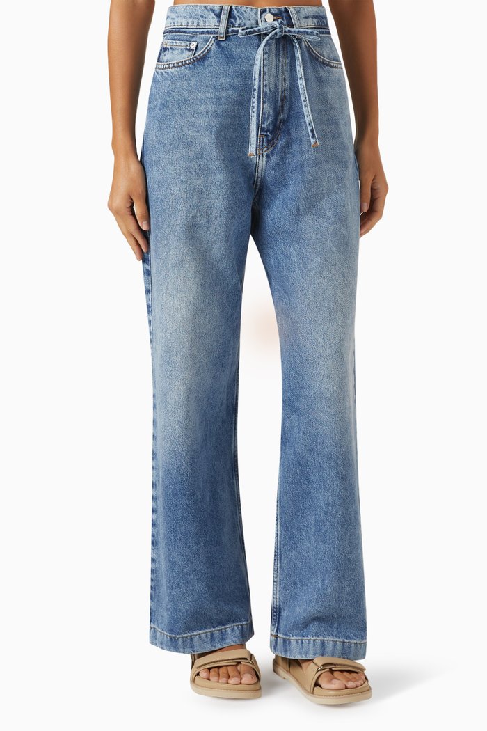 

Elijah Low-waist Jeans in Denim, Blue