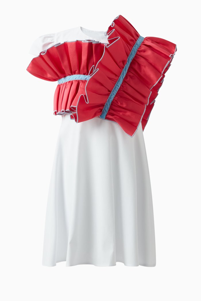 Apolla Dress in Cotton, White
