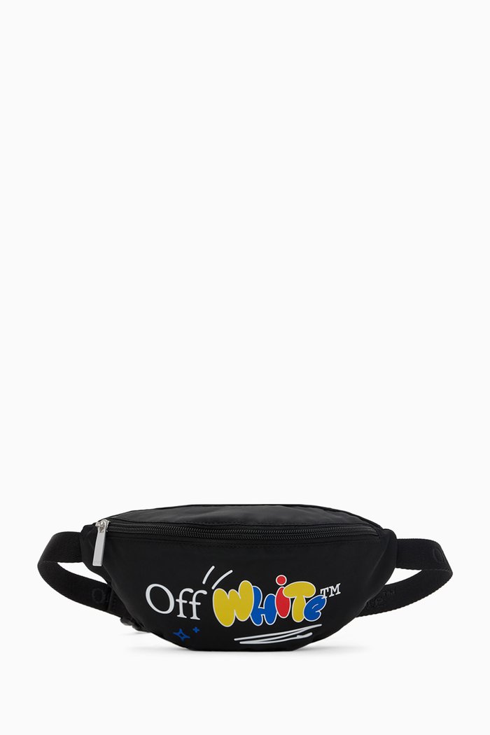 

Funny Logo Belt Bag, Black