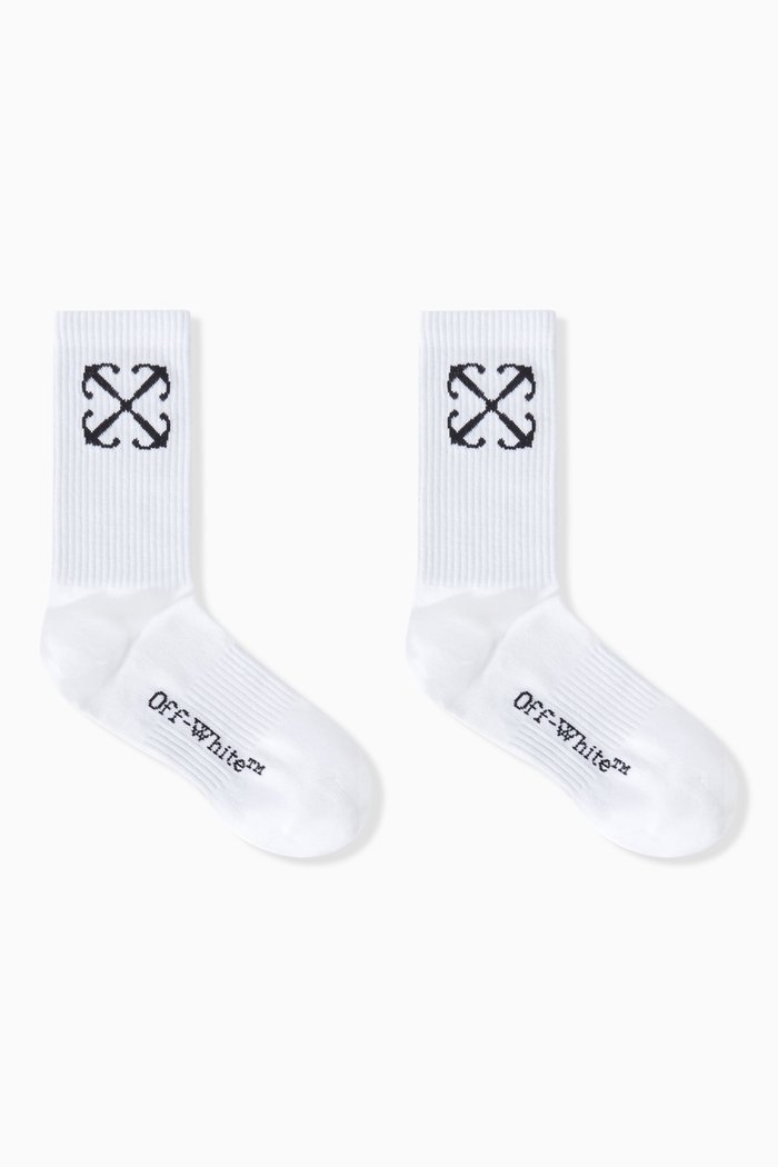 

Arrow Socks in Cotton-blend, White