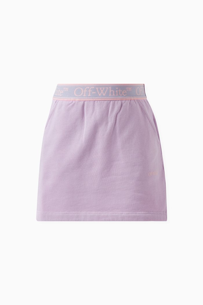 

Bookish Logo Band Sweatskirt, Pink