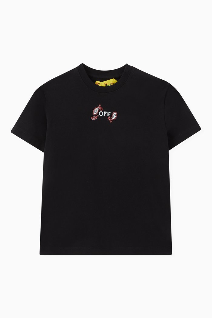 

Bandana T-shirt in Cotton, Black