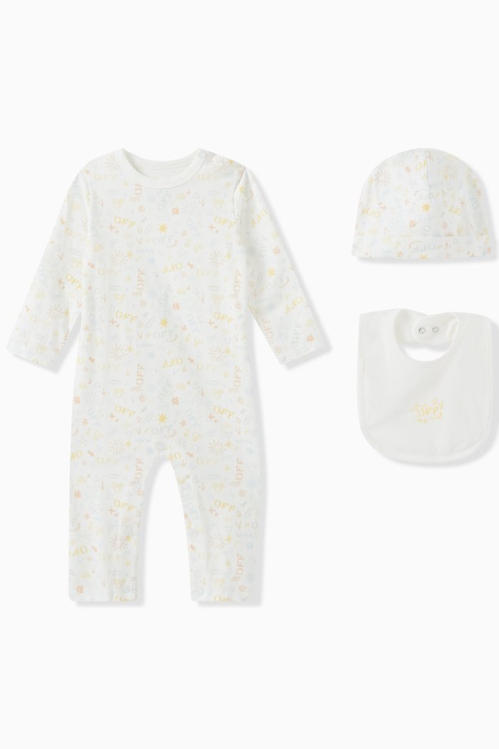 

Doodle 3-Piece Sleep Set in Cotton, Neutral