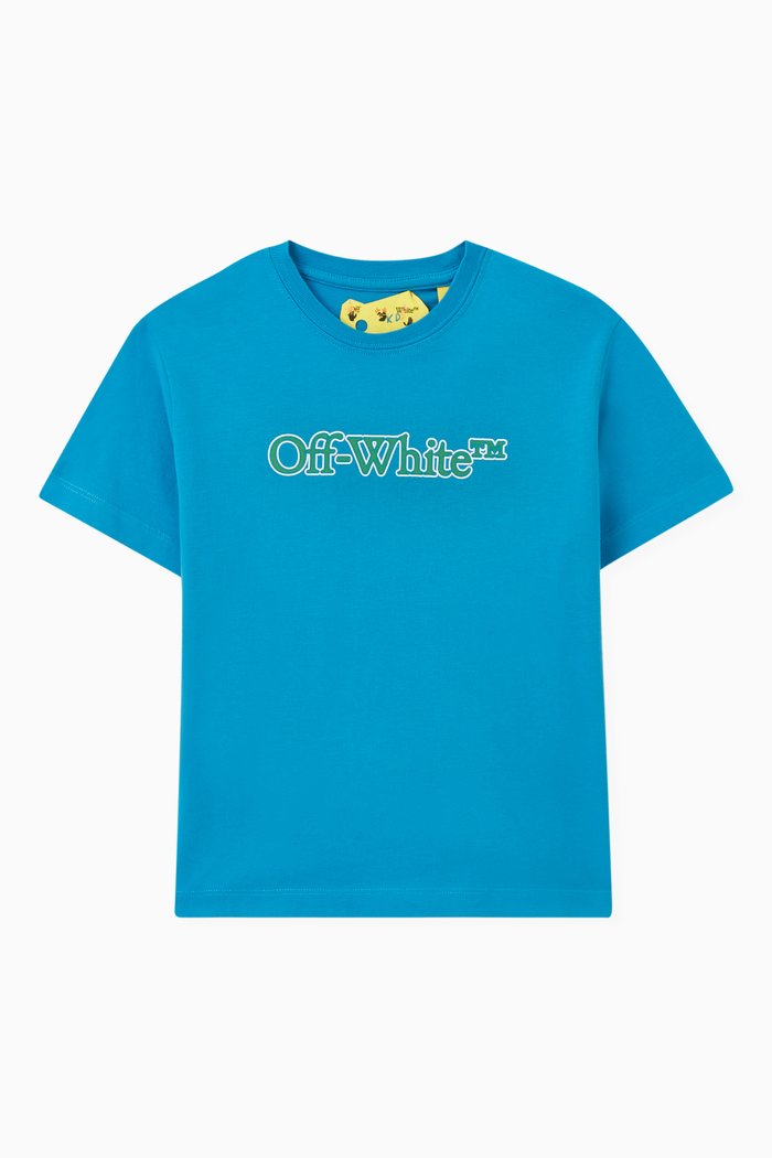 

Logo T-shirt in Cotton-jersey, Blue
