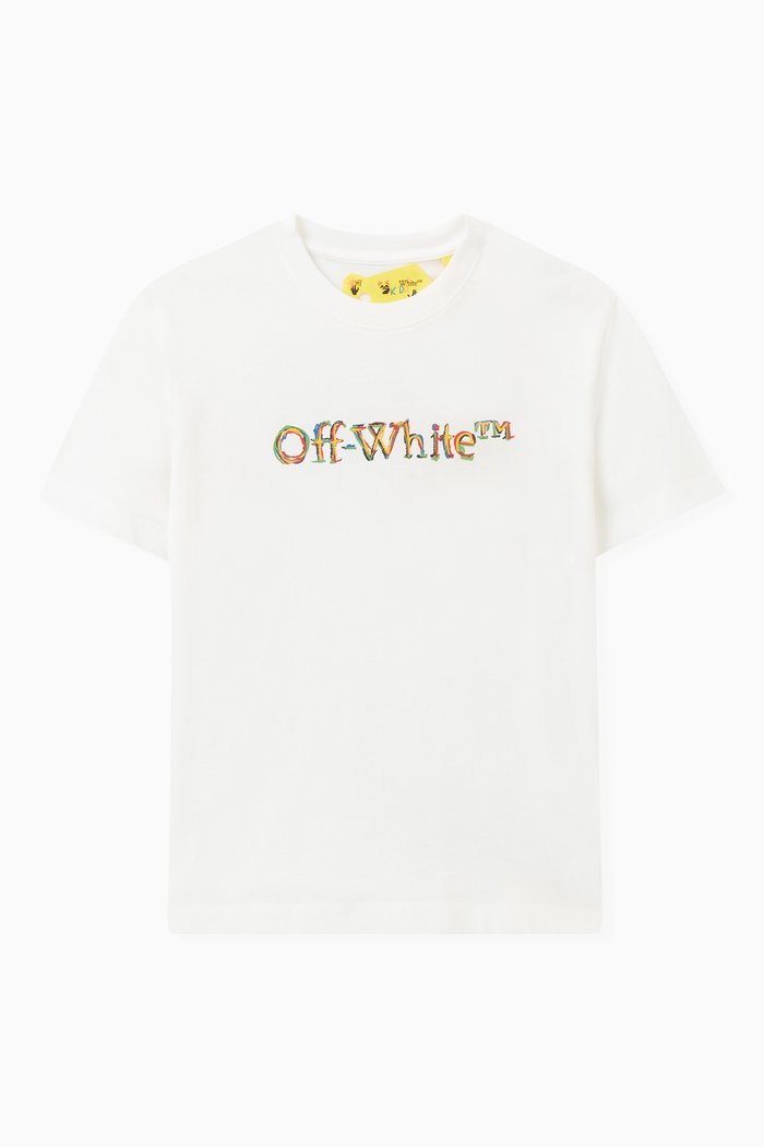 

Sketch Logo T-shirt in Cotton-jersey, White