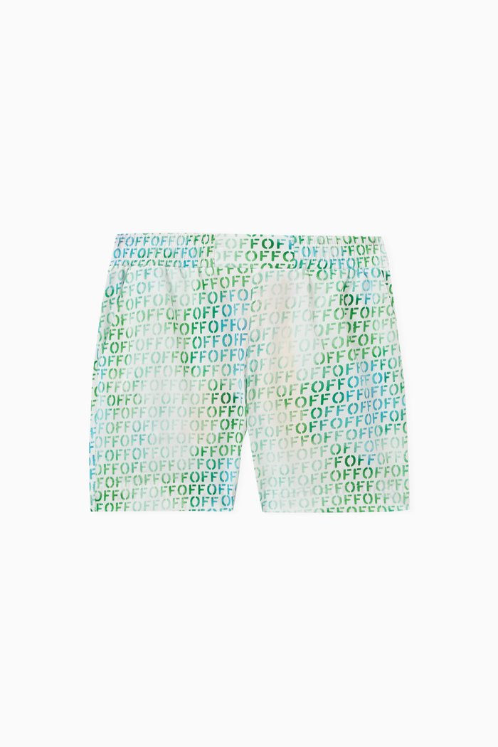 

Off Stamp Logo Shorts in Cotton, Multicolour