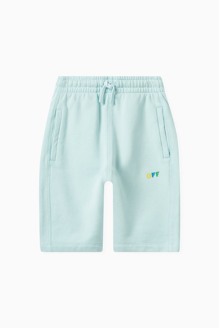 

Arrow Rainbow Sweatshorts in Cotton, Blue