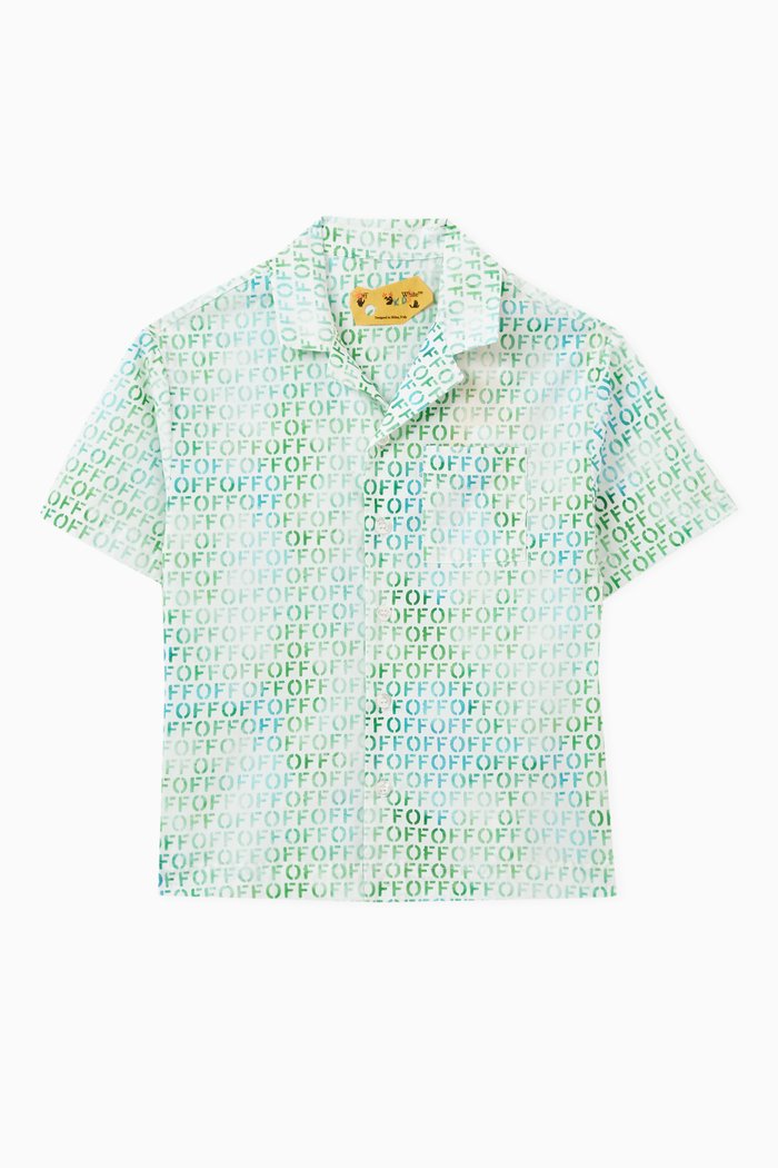 

Off Stamp Logo Shirt in Cotton, Multicolour