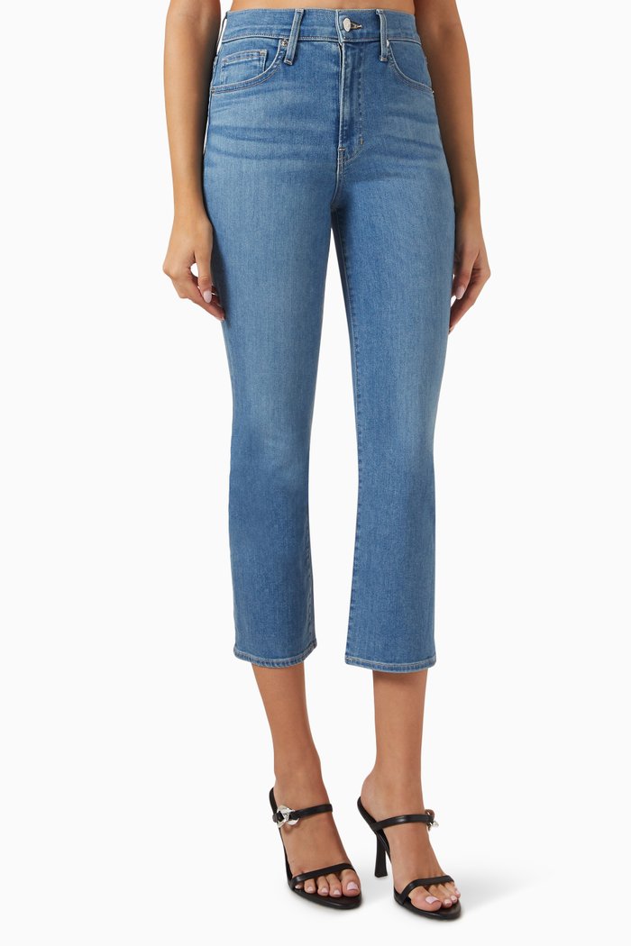 

Carly Kick-flare Jeans in Denim, Blue