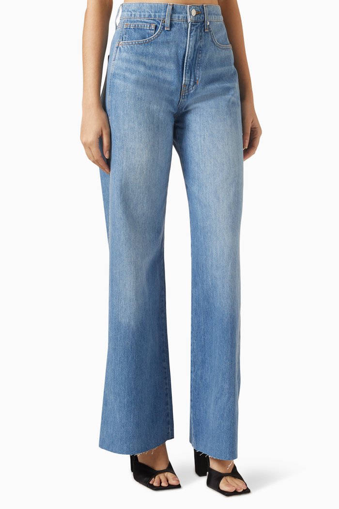 

Taylor High-rise Wide-leg Jeans in Denim, Blue