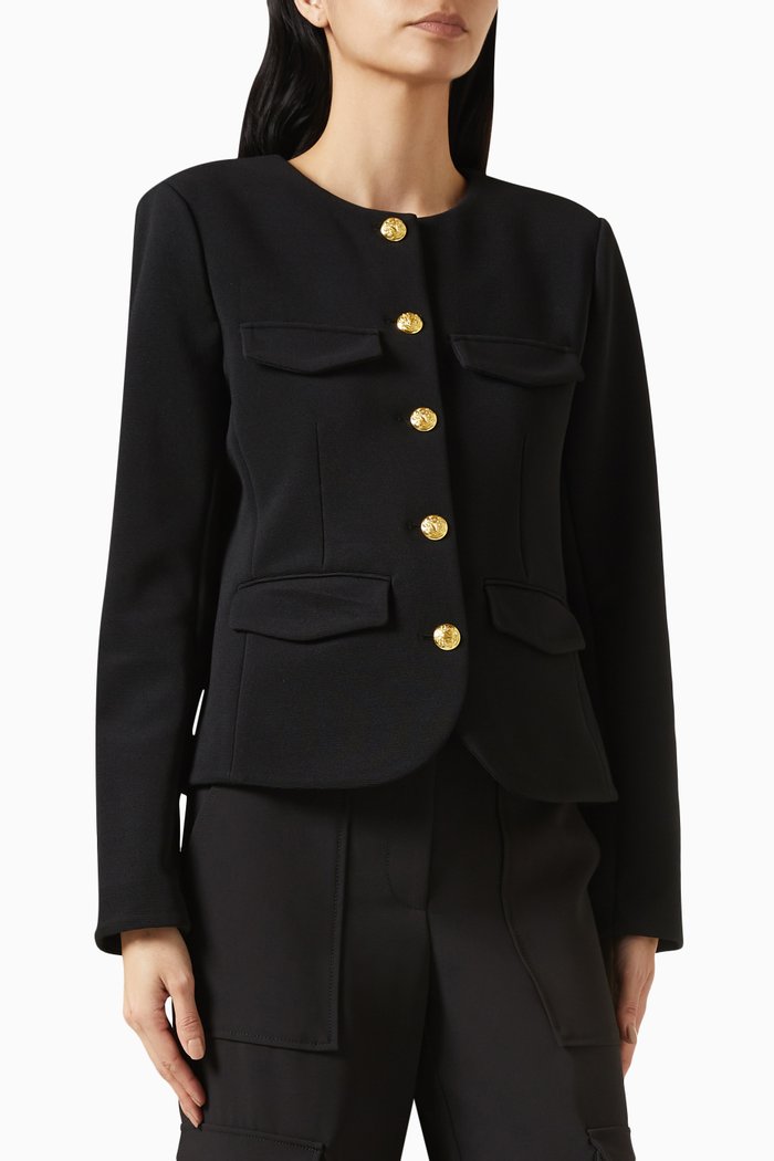 

Kensington Jacket in Knit, Black
