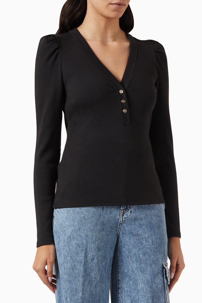 

Dekalb Top in Cotton, Black
